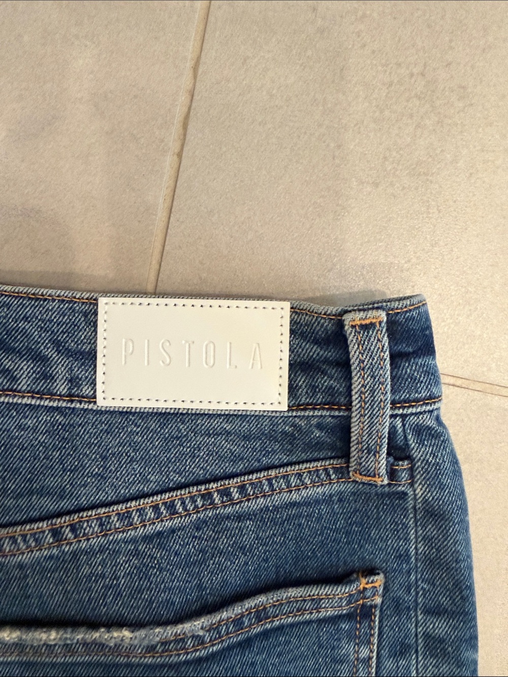Pistola Dark Blue Relaxed Barrel Jean - Picture 3 of 4